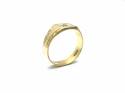 An 18ct Yellow Gold Diamond Signet Ring