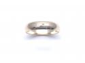 9ct Yellow Gold D Shape Wedding Ring 5mm