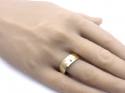 9ct Yellow Gold Slight Court Wedding Ring 8mm