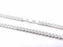 Silver Curb Chain Necklet 20 Inch