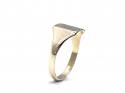 9ct Yellow Gold Patterned Signet Ring