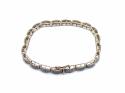 9ct Yellow Gold Diamond Pave Bracelet