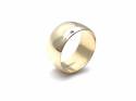 9ct Yellow Gold Plain Wedding Ring 9mm