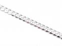 Silver Curb Bracelet 8 Inch