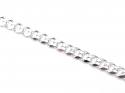 Silver Curb Bracelet 8 Inch