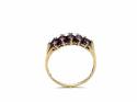 9ct Rhodolite Garnet Pave Ring