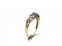 9ct Tanzanite & Diamond 5 Stone Ring