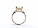 9ct Ruby & Diamond Cluster Ring