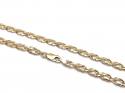 9ct Double Curb Chain 20 inch