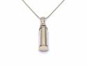 9ct Yellow Gold Cylinder Ashes Locket