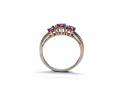 9ct Yellow Gold Ruby & Diamond Ring