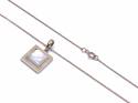 9ct Mother of Pearl Pendant & Chain