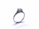 Platinum Diamond Solitaire Ring