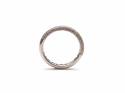 Silver CZ Wedding Band 3mm