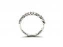 Platinum Diamond Half Eternity Ring 1.20ct