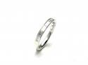 Platinum Diamond Half Eternity Ring 0.75ct