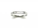 Platinum Diamond Half Eternity Ring 0.75ct