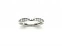 Platinum Diamond Half Eternity Ring 0.37ct