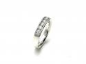 Platinum Diamond Half Eternity Ring 0.70ct
