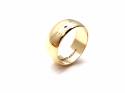 9ct Yellow Gold Plain Wedding Ring