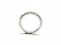 18ct White Gold Diamond Half Eternity Ring 0.63ct