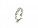 18ct White Gold Fancy Diamond Band 0.18ct