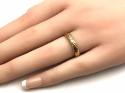 22ct Patterned Wedding Ring London 1916