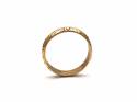 22ct Patterned Wedding Ring London 1916