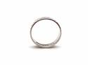 9ct White Gold Patterned Wedding Ring