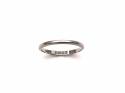 18ct White Gold Plain Wedding Ring