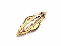 An Old 15ct Yellow Gold Diamond Brooch