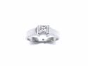 Platinum Diamond Solitaire Ring