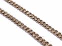 9ct Yellow Gold Graduated Curb Necklet