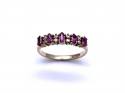 9ct Yellow Gold Ruby & Diamond Ring