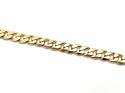 9ct Yellow Gold Curb Bracelet 9 1/4 In