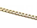 9ct Yellow Gold Curb Bracelet 9 1/4 In