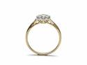 9ct Yellow Gold Diamond Cluster Ring 0.50ct