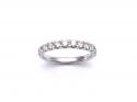 9ct White Gold Diamond Eternity Ring 0.50ct