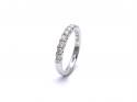 9ct White Gold Diamond Eternity Ring 0.50ct
