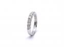 9ct White Gold Diamond Eternity Ring 0.75ct