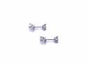 9ct Diamond Solitaire Stud Earrings 0.50ct