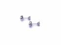 Platinum Diamond Solitaire Stud Earrings 0.50ct