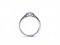 9ct White Gold Diamond Solitaire Ring