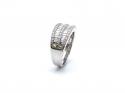 18ct Diamond Pave Ring 1.10ct