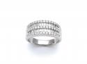 18ct Diamond Pave Ring 1.10ct