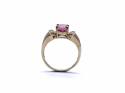 9ct Pink Tourmaline & Diamond Ring