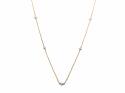 9ct Yellow Gold 'By The Yard' Diamond Necklet