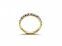 18ct Yellow Gold Diamond Half Eternity Ring 0.75ct