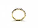 18ct Yellow Gold Diamond Half Eternity Ring 0.75ct