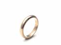 9ct Rose Gold Plain Wedding Ring